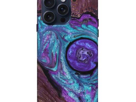 iPhone 15 Pro Max Wood+Resin Live Edge Phone Case - Caitlyn (Cosmos, 660031) Supply