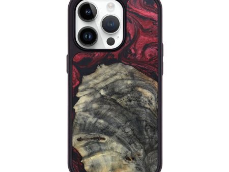 iPhone 15 Pro Wood+Resin Phone Case - Saul (Black & White, 658984) Discount