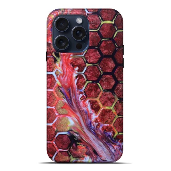 iPhone 15 Pro Max Wood+Resin Live Edge Phone Case - Aubree (Pattern, 659690) Online now