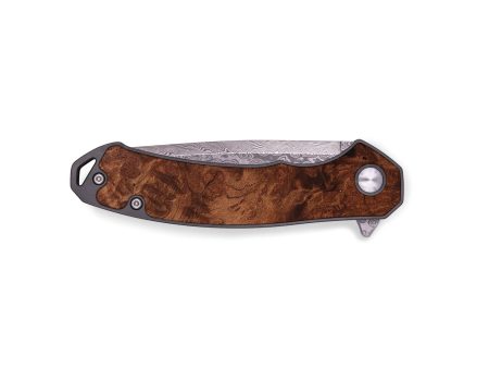 EDC Burl Wood Pocket Knife - Sara (Wood Burl, 655684) For Sale