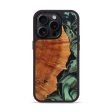 iPhone 15 Pro Wood+Resin Phone Case - Alicia (Green, 660892) Discount