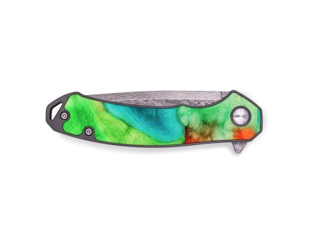 EDC ResinArt Pocket Knife - Adaline (Watercolor, 656185) Hot on Sale