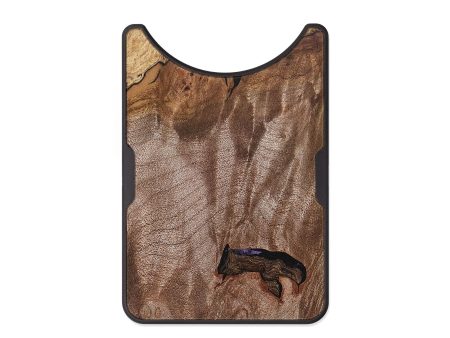 Alloy Burl Wood Wallet - Effie (Wood Burl, 655446) For Sale