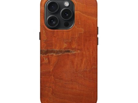 iPhone 15 Pro Burl Wood Live Edge Phone Case - Spencer (Wood Burl, 659715) Fashion