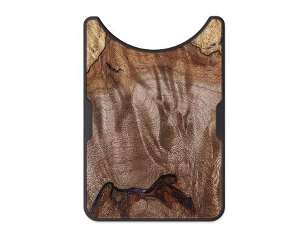 Alloy Burl Wood Wallet - Kendrick (Wood Burl, 655448) Supply