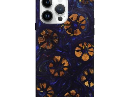 iPhone 15 Pro Max Wood+Resin Live Edge Phone Case - Aaliyah (Blue, 658805) Sale