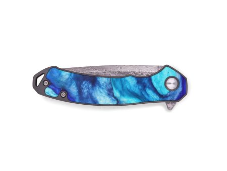 EDC ResinArt Pocket Knife - Yvonne (Watercolor, 656223) For Sale