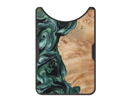 Alloy Wood+Resin Wallet - Henry (Green, 655426) For Cheap