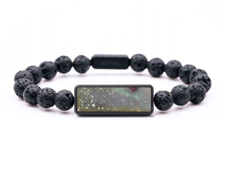 Lava Bead Wood+Resin Bracelet - Kenneth (Cosmos, 658311) Fashion