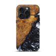 iPhone 15 Pro Wood+Resin Live Edge Phone Case - Trevon (Black & White, 660790) Online now