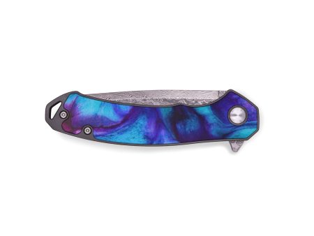 EDC ResinArt Pocket Knife - Myles (Watercolor, 656134) For Discount