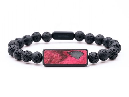 Lava Bead Wood+Resin Bracelet - Brittany (Cosmos, 658316) Online Sale