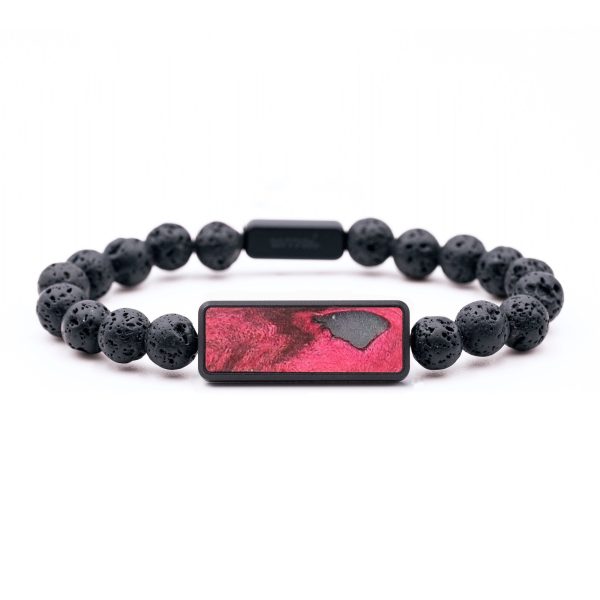 Lava Bead Wood+Resin Bracelet - Brittany (Cosmos, 658316) Online Sale