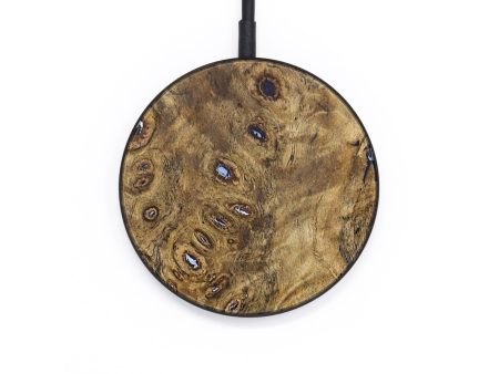 Circle Burl Wood Wireless Charger - Isabel (Wood Burl, 655332) on Sale