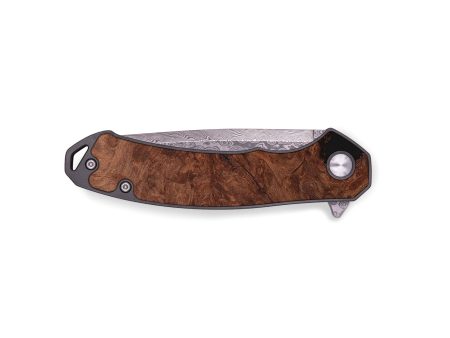 EDC Burl Wood Pocket Knife - Inez (Wood Burl, 655496) Hot on Sale