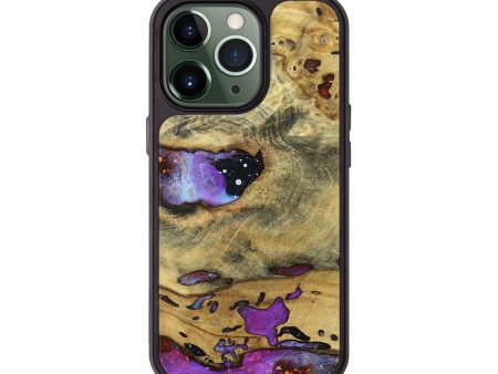 iPhone 13 Pro Wood+Resin Phone Case - Amina (Cosmos, 660587) Fashion