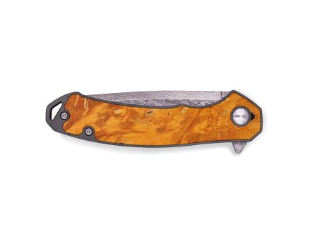 EDC Burl Wood Pocket Knife - Ali (Wood Burl, 655474) Fashion