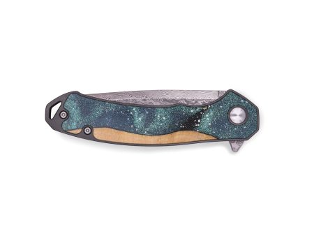 EDC Wood+Resin Pocket Knife - Skye (Cosmos, 658519) Discount