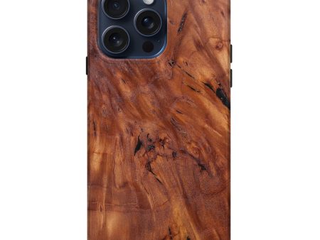 iPhone 15 Pro Max Burl Wood Live Edge Phone Case - Hector (Wood Burl, 659724) Hot on Sale