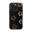 iPhone 15 Pro Wood+Resin Live Edge Phone Case - Timmy (Pure Black, 660783) Supply