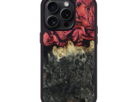 iPhone 15 Pro Burl Wood Phone Case - Greyson (Red, 660729) Online Sale