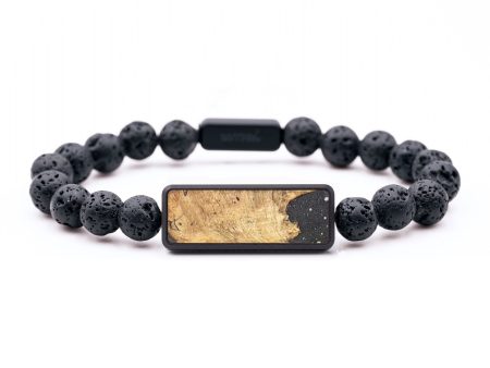 Lava Bead Wood+Resin Bracelet - Brenden (Cosmos, 658319) on Sale