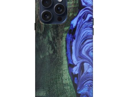 iPhone 15 Pro Max Wood+Resin Live Edge Phone Case - Tatum (Purple, 659645) Online