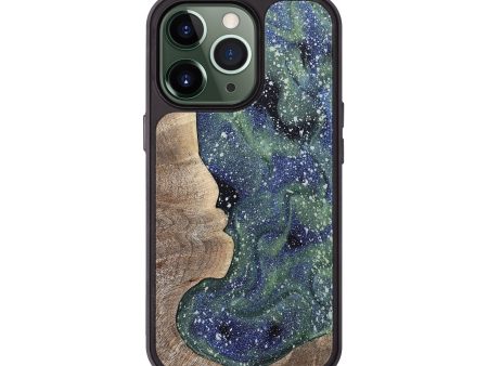 iPhone 13 Pro Wood+Resin Phone Case - Christy (Cosmos, 657434) For Discount