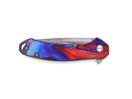 EDC ResinArt Pocket Knife - Ada (Watercolor, 656137) on Sale