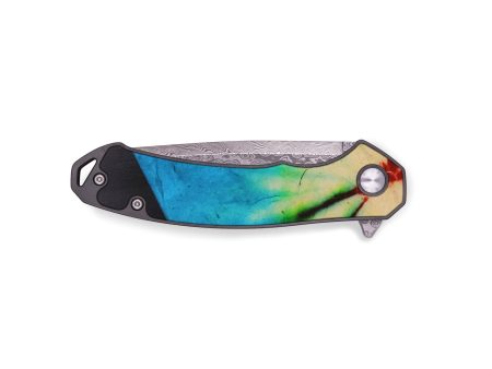 EDC ResinArt Pocket Knife - Agnes (Pattern, 655506) For Sale