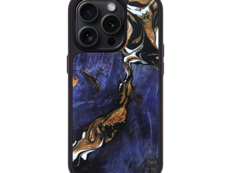 iPhone 15 Pro Burl Wood Phone Case - Jonas (Black & White, 660707) Sale