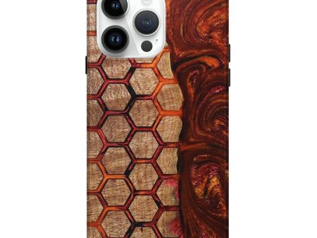 iPhone 15 Pro Max Wood+Resin Live Edge Phone Case - Valerie (Pattern, 658706) Online Hot Sale