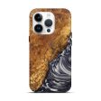 iPhone 15 Pro Wood+Resin Live Edge Phone Case - Landyn (Black & White, 658747) Fashion