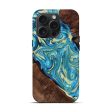 iPhone 15 Pro Wood+Resin Live Edge Phone Case - Alice (Green, 659708) Fashion